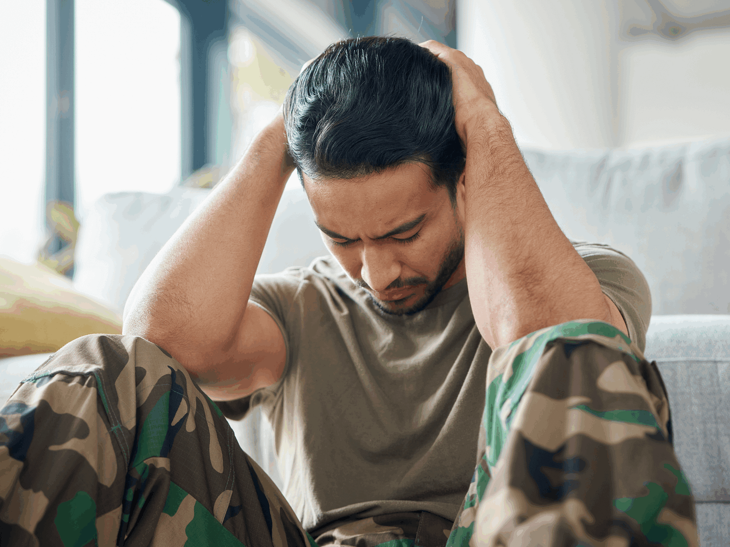 Talk to someone about PTSD